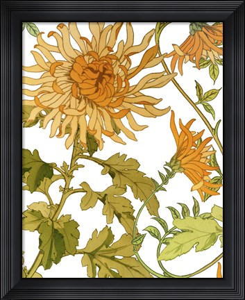 Framed Autumn Garden I Print