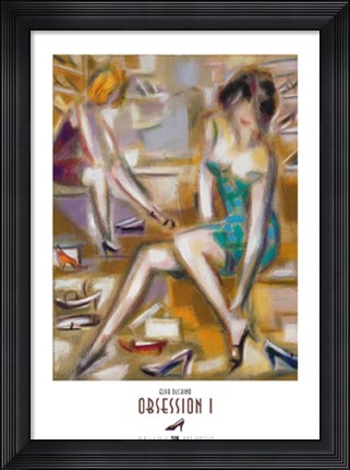 Framed Obsession I Print