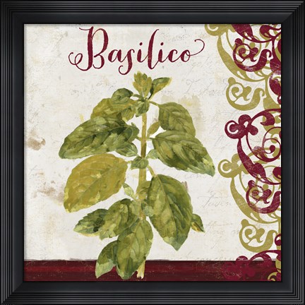 Framed Cucina Italiana VI Print