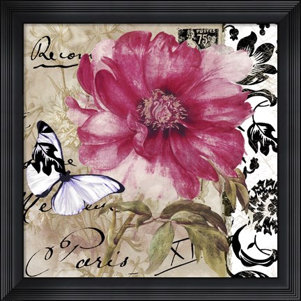 Framed Le Pink Print