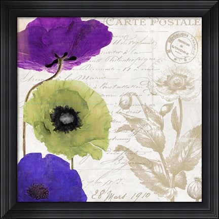 Framed Love Notes II Print