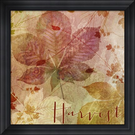 Framed October Pastel I Print