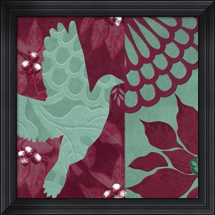 Framed Woodland Winter III Print