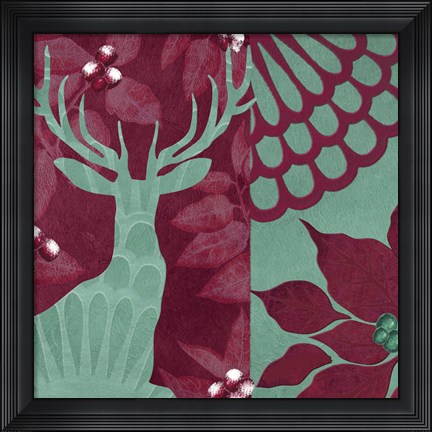 Framed Woodland Winter IV Print