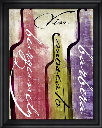 Framed Wine Tasting II Print