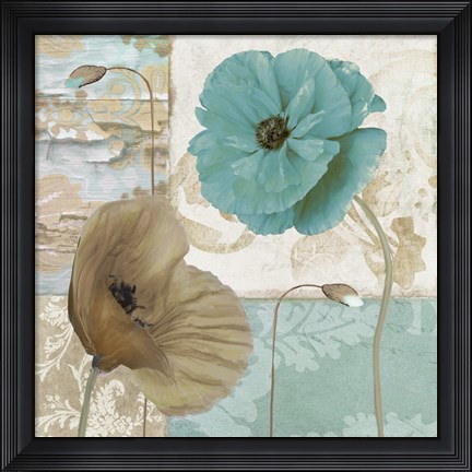 Framed Beach Poppies IV Print