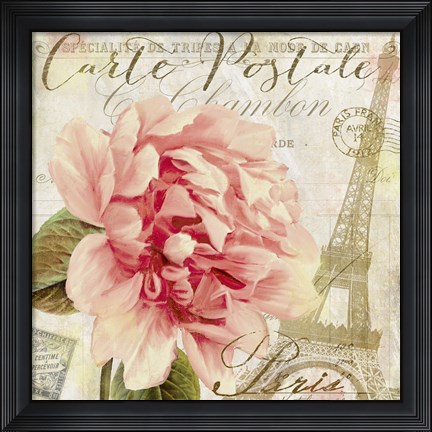 Framed Bonjour One Print