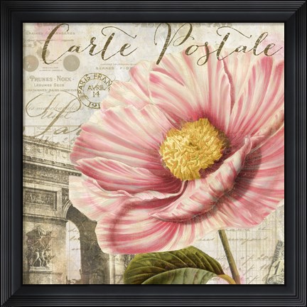 Framed Bonjour Two Print