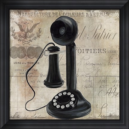 Framed Call Waiting I Print