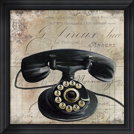 Framed Call Waiting II Print