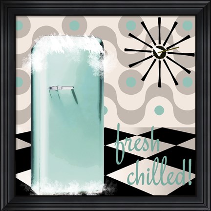 Framed Fifties Kitchen II Print