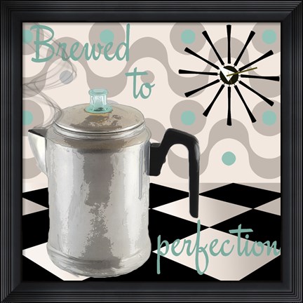 Framed Fifties Kitchen V Print