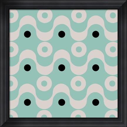 Framed Fifties Patterns II Print