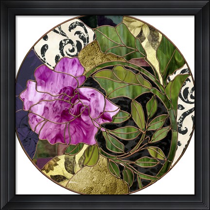 Framed Glassberry II Print