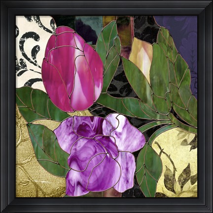 Framed Glassberry III Print