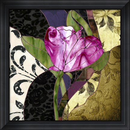 Framed Glassberry IV Print