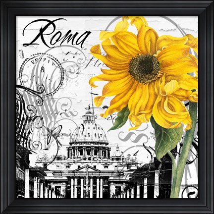 Framed Italia II Print