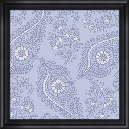 Framed Kasbah Blue III Print