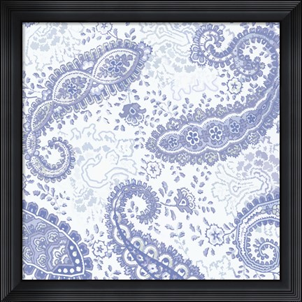 Framed Kasbah Blue IV Print