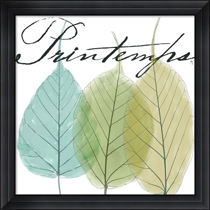 Framed Seasons I Print