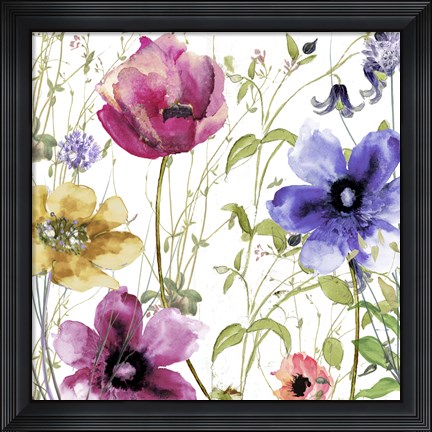 Framed Summer Diary I Print