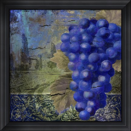 Framed Vino Blu One Print
