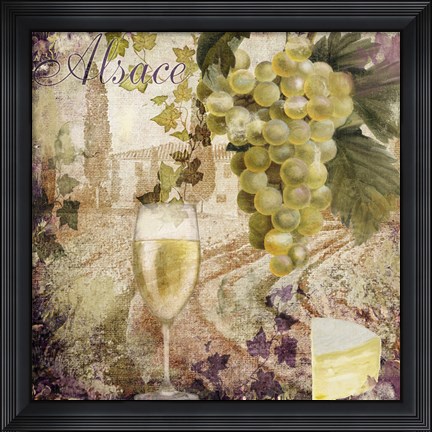 Framed Wine Country I Print