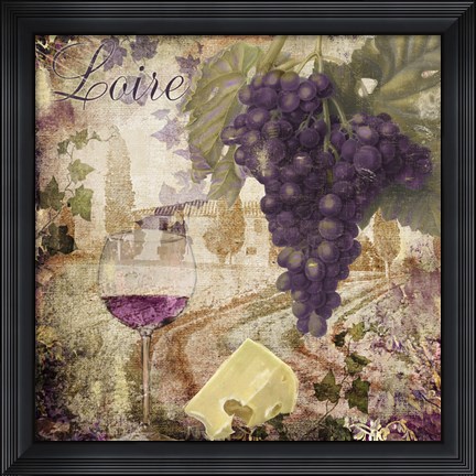 Framed Wine Country II Print