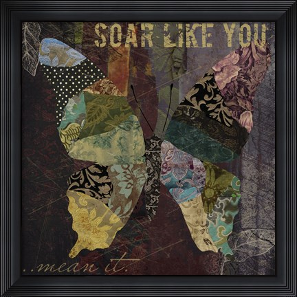 Framed Winging It II Print