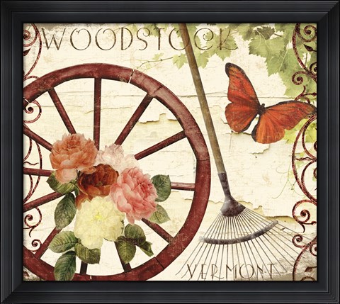 Framed Vermont Summer I Print