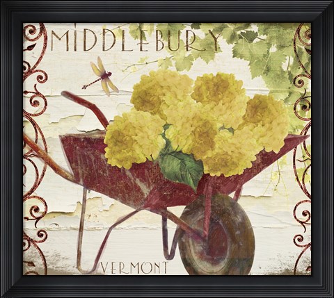 Framed Vermont Summer II Print