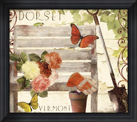 Framed Vermont Summer IV Print