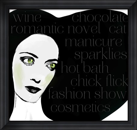 Framed Femme Den III Print