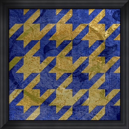 Framed Houndstooth III Print