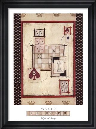 Framed Full House II Print