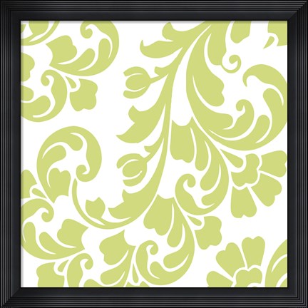 Framed Calyx Damask Print
