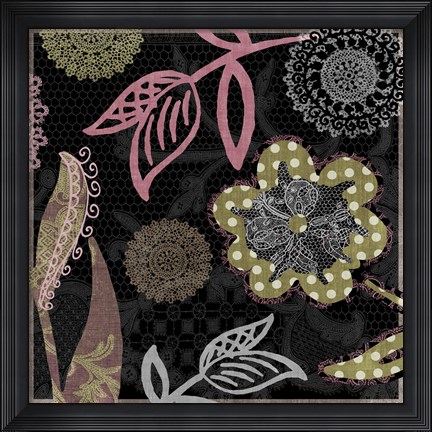 Framed Daisy Cartwheels II Print