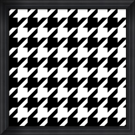 Framed Houndstooth II Print