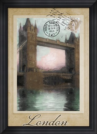 Framed European Vacation III Print