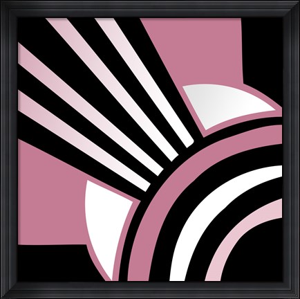 Framed Daring Deco I Print