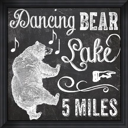 Framed Lake House II Print