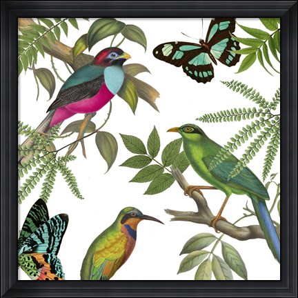 Framed Walking on Air II Print