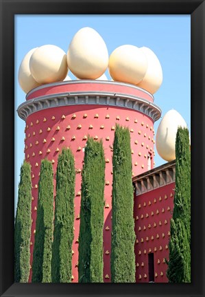 Framed Dali Theater and Museum exterior, Figueres, Spain Print