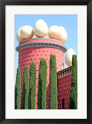 Framed Dali Theater and Museum exterior, Figueres, Spain Print