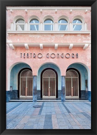Framed Teatro Gongora, Cordoba, Andalucia, Spain Print