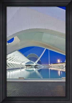 Framed City of Arts and Sciences, Valencia, Spain Print