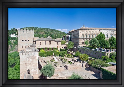 Framed Alhambra, Granada, Andalucia, Spain Print