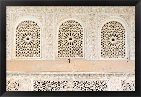 Framed Palacio del Generalife, Alhambra, Granada, Andalucia, Spain Print