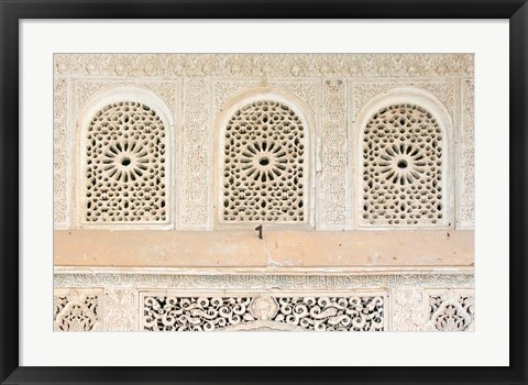 Framed Palacio del Generalife, Alhambra, Granada, Andalucia, Spain Print