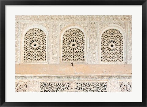 Framed Palacio del Generalife, Alhambra, Granada, Andalucia, Spain Print